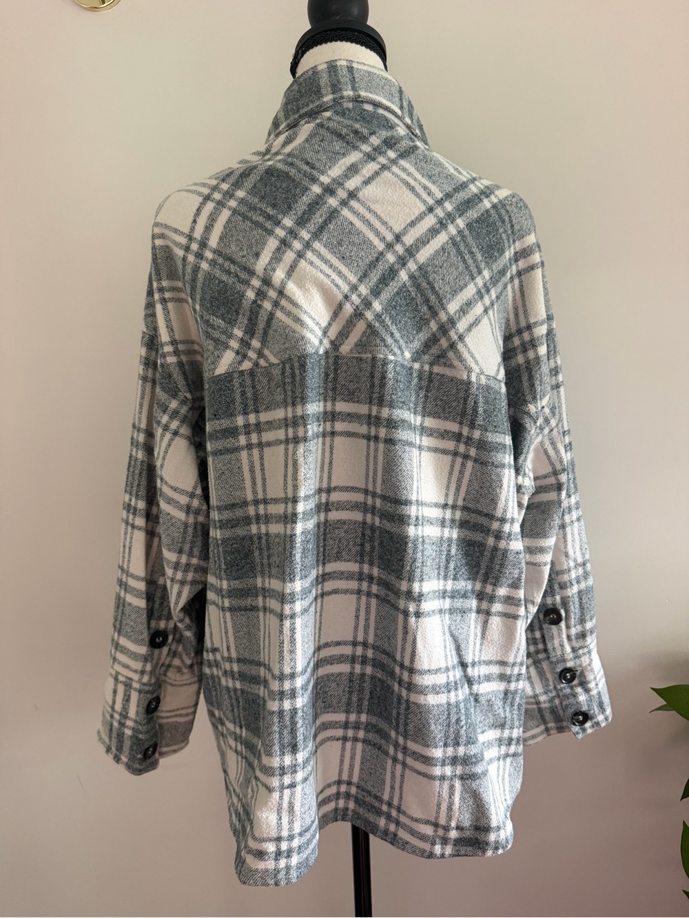 French Connection Flannel Shacket - Picture 6 of 12